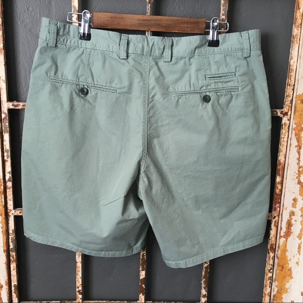 Banana Republic Green Aiden Shorts Size 34 - Picture 3 of 7